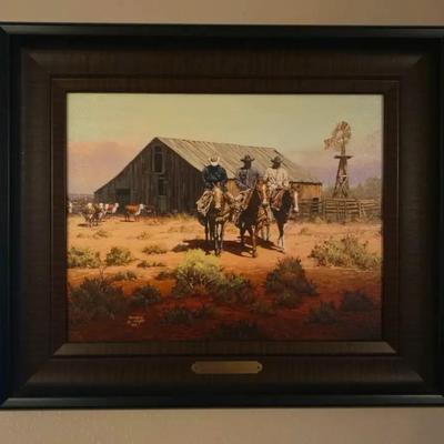 “Startin’ Early” By Kenneth Wyatt Canvas Western Print
