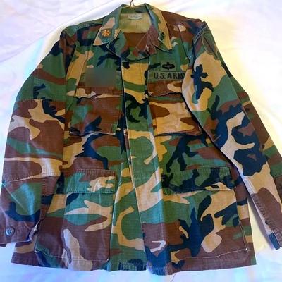Vintage Army Uniform Top And Pants