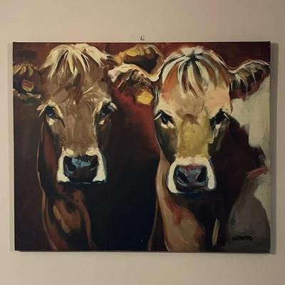 Cows On Canvas