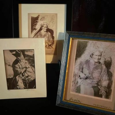 Chickasaw Nation Prints And Patricia Leigh Signed Cowboy Print 