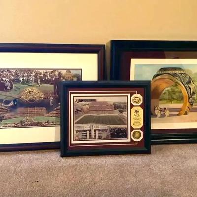 Benjamin Knox Print, Jane Metz Print And Limited Edition Photograph of Kyle Field