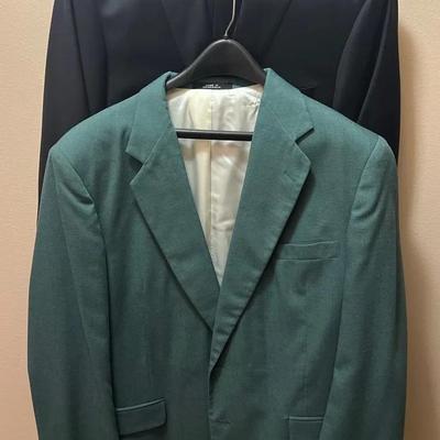 Filarte Black Suit, Greenish Blazer, Sturbridge Suit And Nautica Blazer And Pants