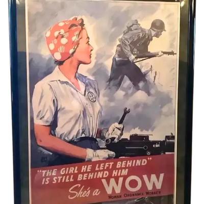 Vintage WW2 Poster