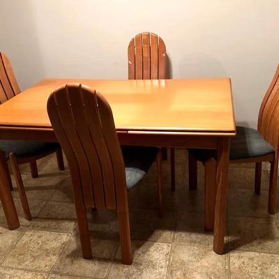 Table And 4 Chairs