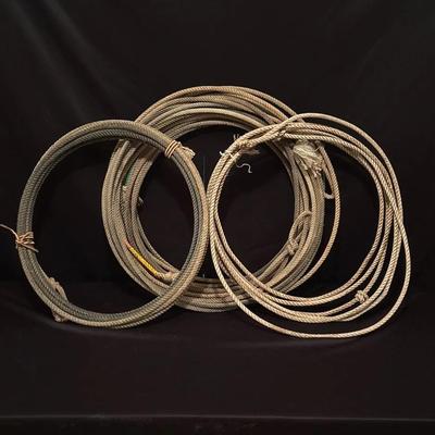 Vintage Cowboy Roping Ropes-3
