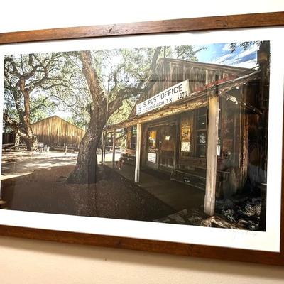 Two Signed and Framed Jack Knox, Luckenbach Framed Photos 