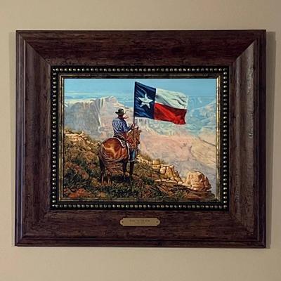 Rider On The Rim Framed Print By Kenneth Wyatt 