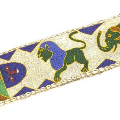 Sale Photo Thumbnail #128: African Nigerian Yoruba Beaded Sash (20th C.)