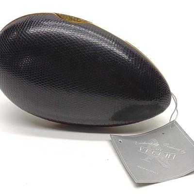 Sale Photo Thumbnail #645: Vintage De Vecchi Italian Leather Egg Purse