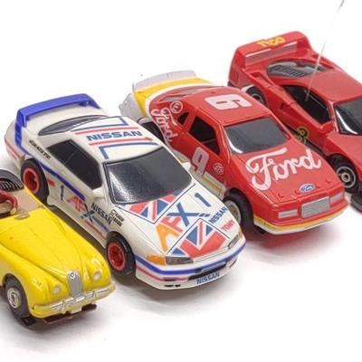 Sale Photo Thumbnail #202: 4 Vintage Aurora, Tomy & Tyco HO Scale Slot Cars