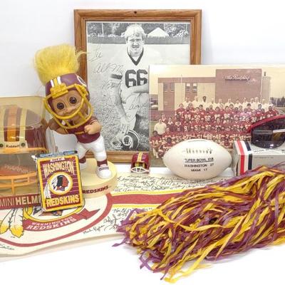 Sale Photo Thumbnail #524: Washington Redskins Sports Memorabilia & Autograph