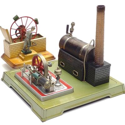 Sale Photo Thumbnail #451: Vintage German Fleischmann Steam Engine Toys