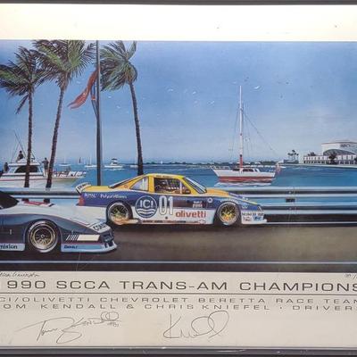 Sale Photo Thumbnail #472: 1990 Signed SCCA Trans-Am Champions Race Car Print