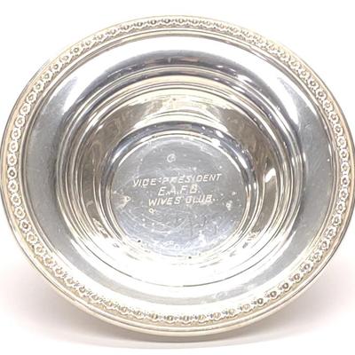 Sale Photo Thumbnail #168: Sterling Silver 6" Bowl by Rogers