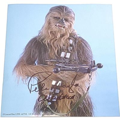 Sale Photo Thumbnail #495: Peter Mayhew Signed Chewbacca Star Wars Photograph