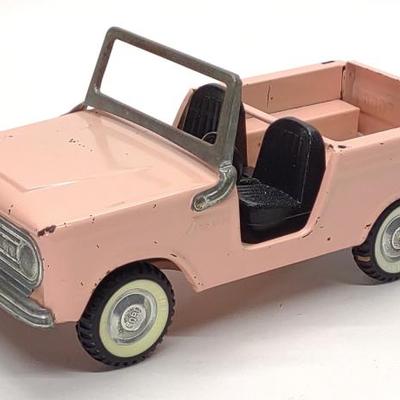 Sale Photo Thumbnail #454: Vintage Nylint Pink Ford Bronco Pressed Steel Toy