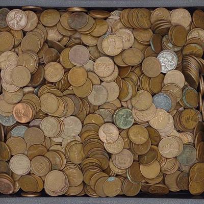 Sale Photo Thumbnail #189: (Approx 700) Wheat Pennies