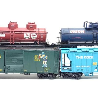 Sale Photo Thumbnail #262: 4 Aristocraft G Scale Boxcar & Tank Trains
