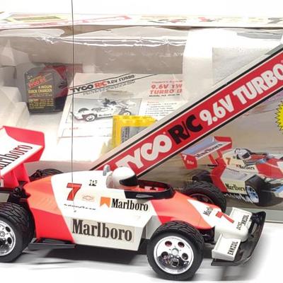 Sale Photo Thumbnail #133: Tyco RC 9.6V Turbo Marlboro Indy Toy & Box (Works)