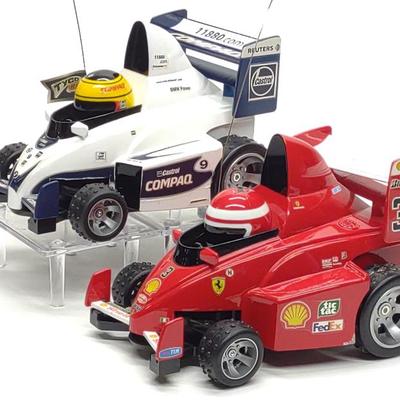 Sale Photo Thumbnail #616: 2 Tyco F1 R/C Toy Race Cars (Ferrari & BMW)