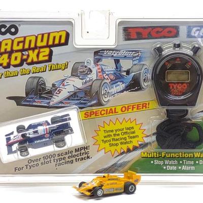 Sale Photo Thumbnail #205: 2 Tyco Magnum 440-X2 F1 HO Indy Slot Cars (1 NIB)