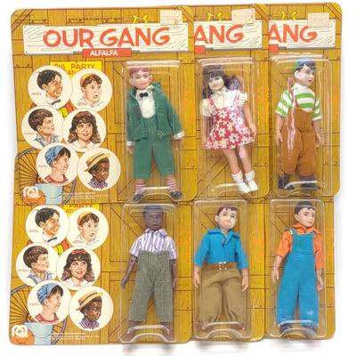 Sale Photo Thumbnail #226: (6) 1975 Mego Our Gang 6" Action Figures