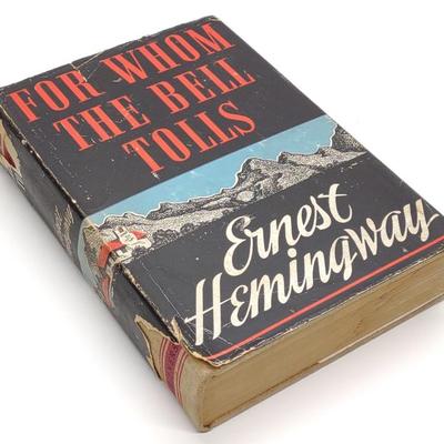 Sale Photo Thumbnail #138: First Ed. Hemingway For Whom The Bell Tolls Book