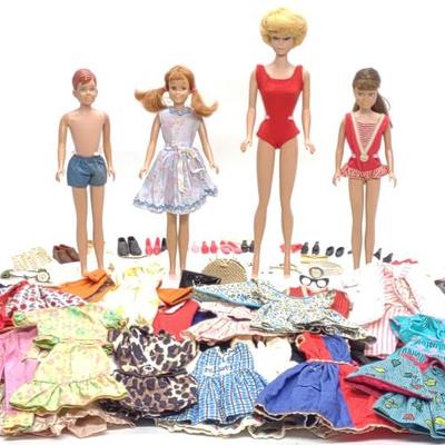 Sale Photo Thumbnail #41: 1964 Bubble Cut Barbie & Friends, Outfits & More