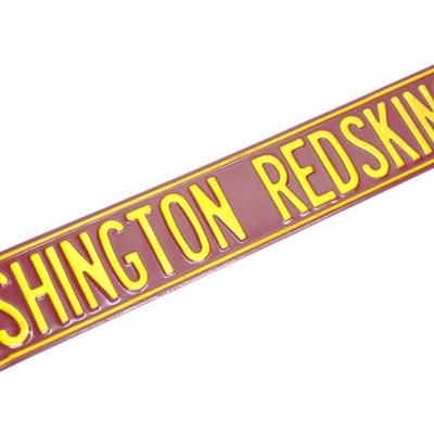 Sale Photo Thumbnail #521: Washington Redskins Dr. Metal Street Sign 44"