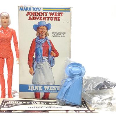 Sale Photo Thumbnail #157: 1975 Marx Jane West Action Figure Doll w/ Box