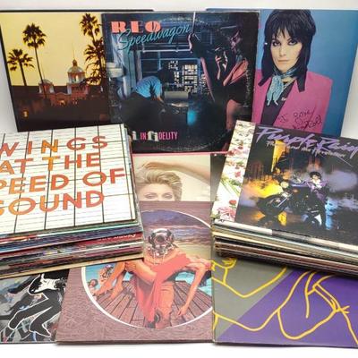 Sale Photo Thumbnail #429: 53 Classic Rock Vinyl Record Albums