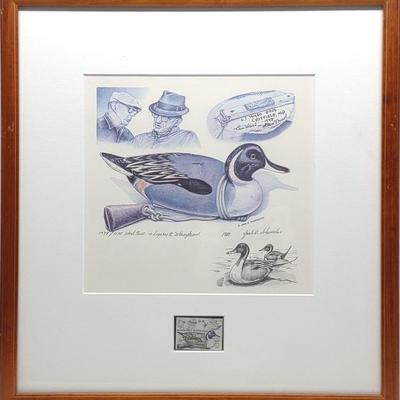 Sale Photo Thumbnail #378: Schroeder Signed Ward Bros Legacy Duck Stamp Art