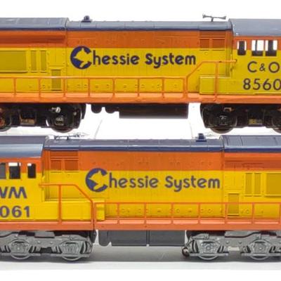 Sale Photo Thumbnail #253: 2 Lionel Chessie 8061 & 8560 Diesel Locomotives