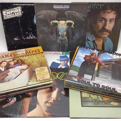 Sale Photo Thumbnail #420: 34 Classic Rock Vinyl Record Albums