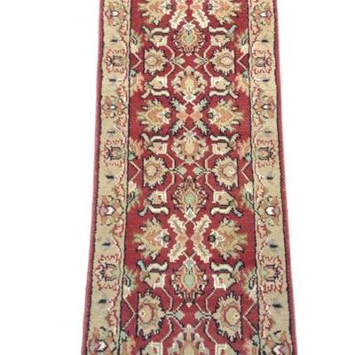 Sale Photo Thumbnail #156: 8' x 2'6" Oriental Hand Knotted Wool Runner Rug