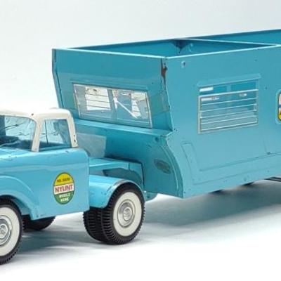 Sale Photo Thumbnail #460: 1960s Nylint No. 6600 Toy Truck & Mobile Home