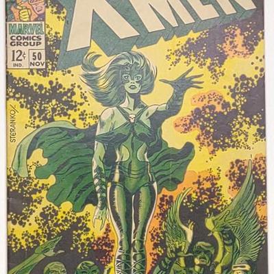 Sale Photo Thumbnail #298: X-Men #50 Marvel Comic Book