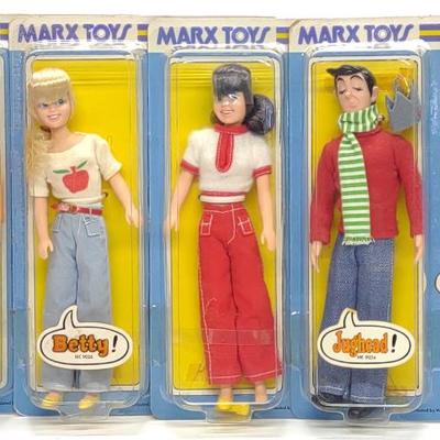 Sale Photo Thumbnail #126: 4 1975 Marx The Archies Action Figure Toys Sealed