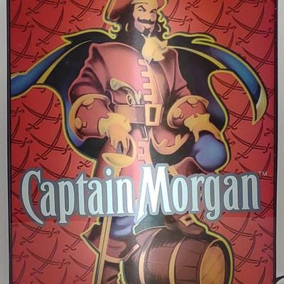 Sale Photo Thumbnail #639: Captain Morgan Lighted Advertising Sign (works)