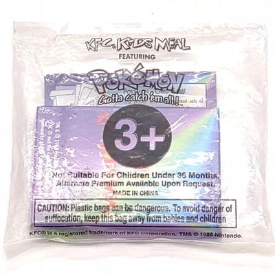 Sale Photo Thumbnail #88: Sealed 1998 KFC Pokemon Promo Card Box Set