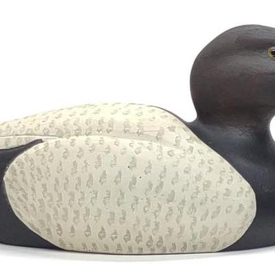 Sale Photo Thumbnail #309: R Lewis Canvasback Drake Duck Decoy