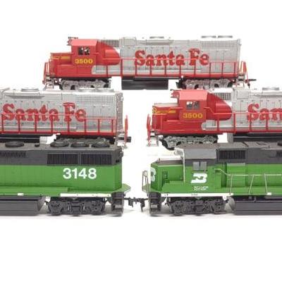 Sale Photo Thumbnail #286: 5 Diesel Locomotive HO Trains Athearn & Life-Like