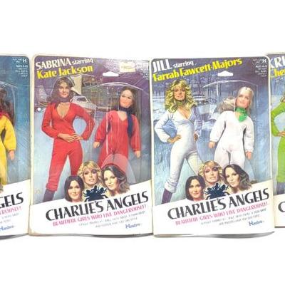 Sale Photo Thumbnail #154: (4) 1977 Hasbro Charlies Angels Doll Toys Sealed