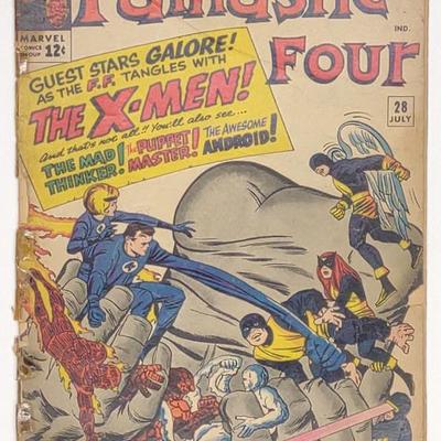 Sale Photo Thumbnail #316: Fantastic Four #28 Marvel Comic Book
