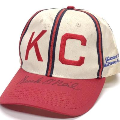 Sale Photo Thumbnail #551: Buck O'Neil Signed Kansas City Monarchs NLB Hat