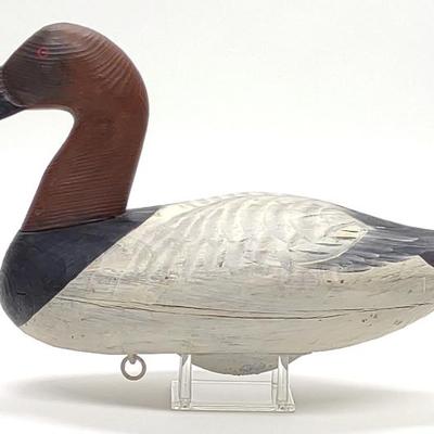 Sale Photo Thumbnail #285: Jobes Family Canvasback Drake Duck Decoy