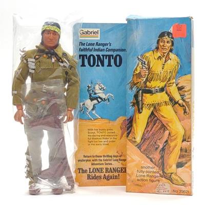 Sale Photo Thumbnail #160: 1975 Gabriel Tonto Lone Ranger Action Figure & Box