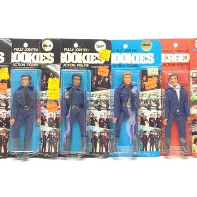 Sale Photo Thumbnail #83: 6 1973 LJN Rookies & Emergency TV Action Figures