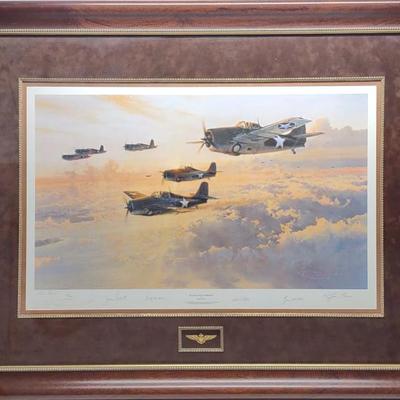 Sale Photo Thumbnail #213: Robert Taylor Signed Artist Proof Aviation Art