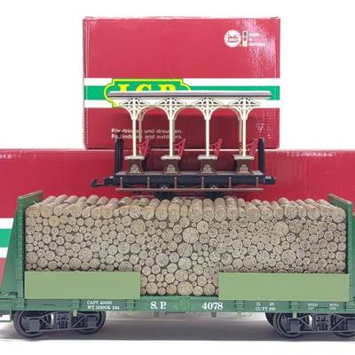 Sale Photo Thumbnail #259: 2 LGB G Scale Train Cars w/ Boxes (4078 & 31430)